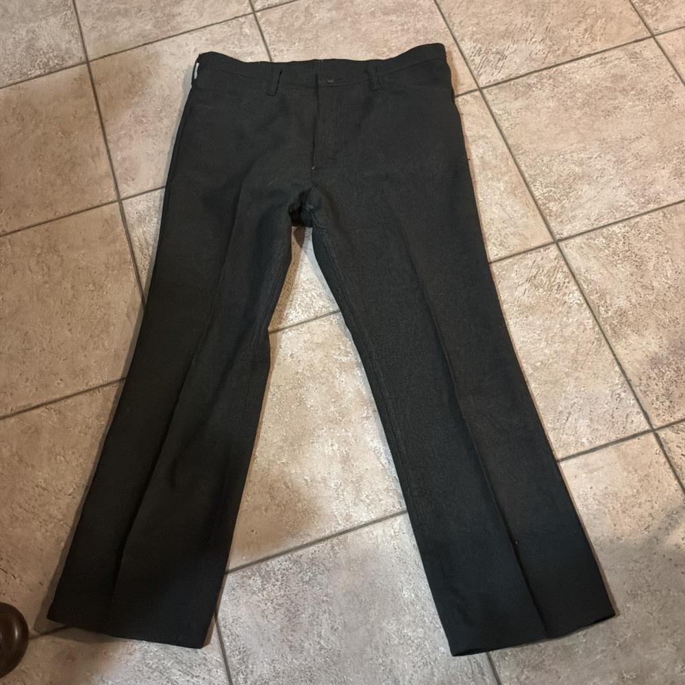 Wrangler Pants‎ Dark Gray Polyester Stretch Business Casual 38/29